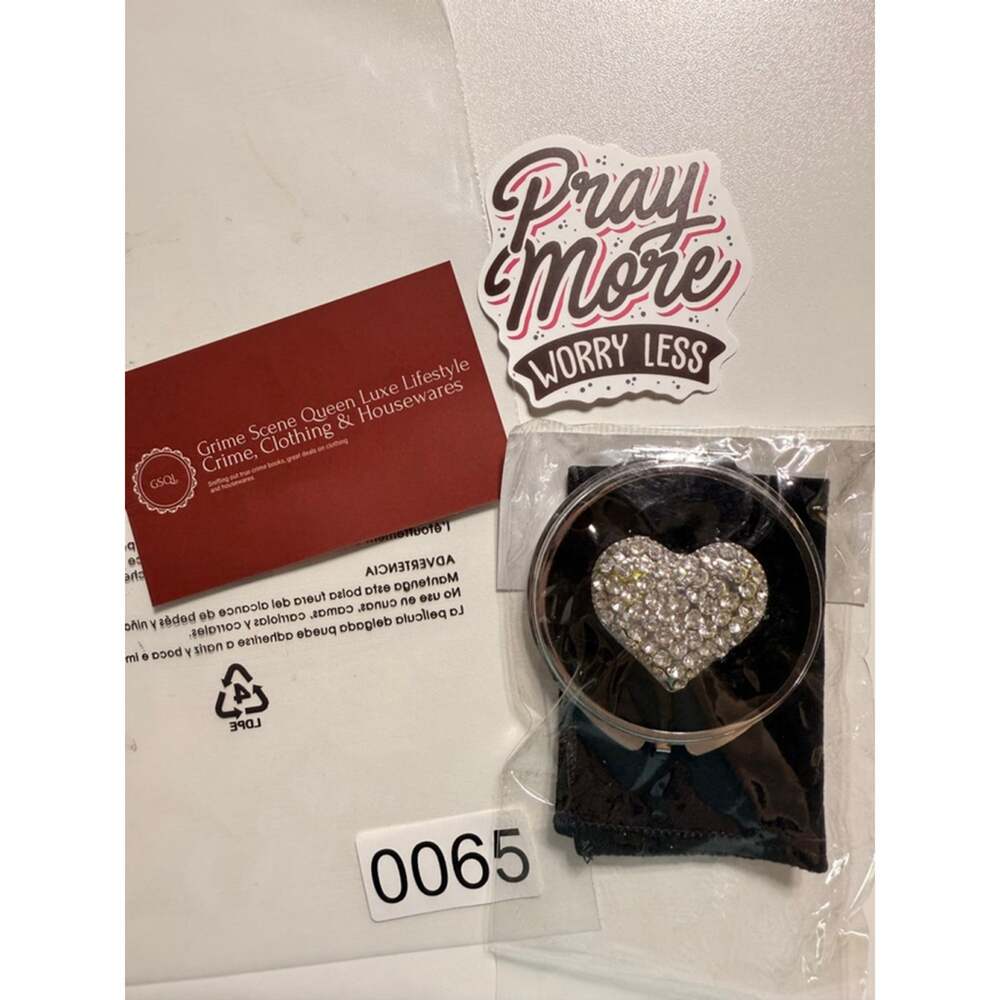 Women's Unbranded Compact Mirror Silver Heart from vendor for Free People and An